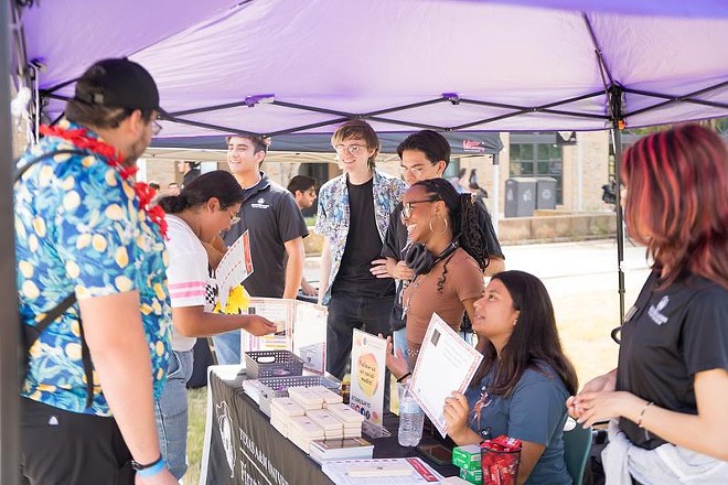 Texas A&M San Antonio students mingle on campus. - Courtesy Photo / Texas A&M San Antonio