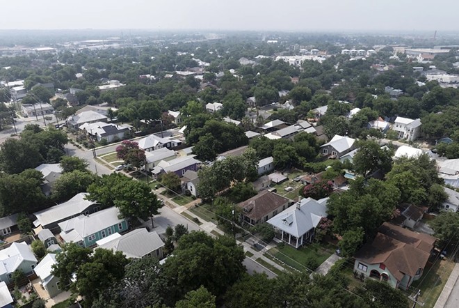 A San Antonio neighborhood on May 25, 2024. - Texas Tribune / Eli Hartman