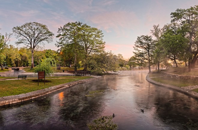 New Braunfels claimed a spot on the list due to its "serene" views of the Guadalupe River. - Shutterstock / Silvio Ligutti