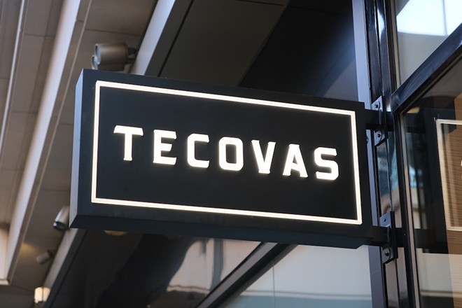 A sign hangs outside a Tecovas store in Salt Lake City, Utah. - Shutterstock / Robert Way