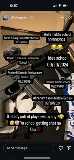 Police shared this image, which prompted their arrest of a 12-year-old suspect. - Courtesy Image / San Antonio Police Department