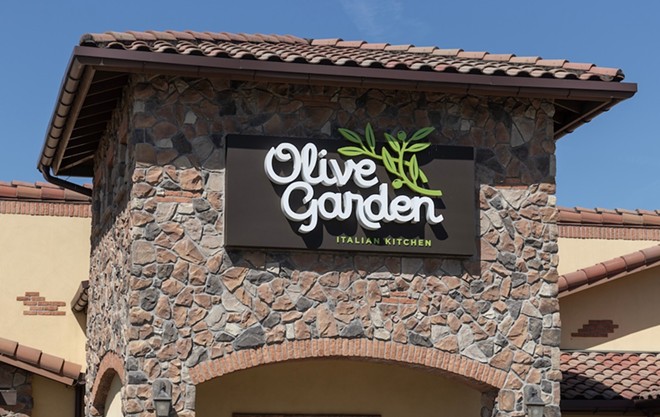 Olive Garden operates more than 900 restaurants nationwide, including nine in San Antonio. - Shutterstock / Jonathan Weiss