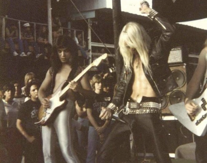 S.A. Slayer performs a hometown show during its early '80s heyday. - Courtesy Photo / Bob Catlin