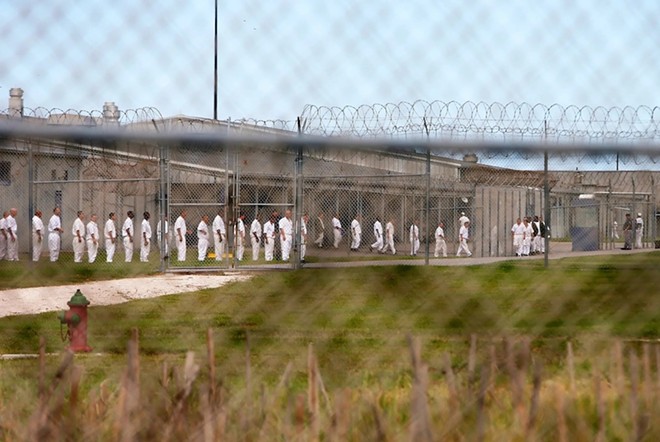 Texas Department of Criminal Justice William G. McConnell Unit at Chase Field in Beeville in 2013. Credit: Jennifer Whitney for The Texas Tribune - Texas Tribune / Jennifer Whitney