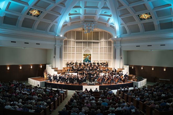 The San Antonio Philharmonic perform at the First Baptist Church. - Courtesy Photo / San Antonio Philharmonic