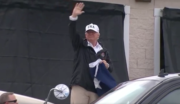 President Donald Trump in Corpus Christi, Texas. - NBC NEWS, TWITTER