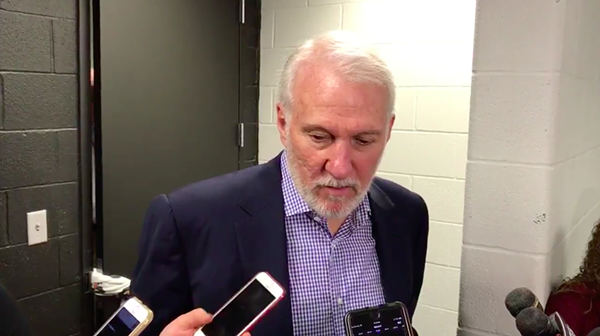 Gregg Popovich Comments on Sutherland Springs Shooting