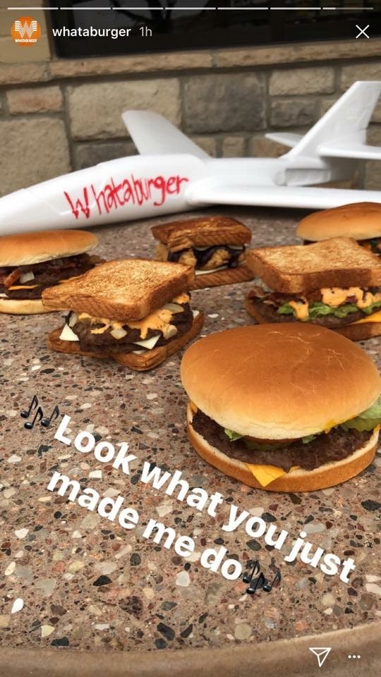 Whataburger Made a Snapchat Parody of Taylor Swift's "Look What You Made Me Do" (6)