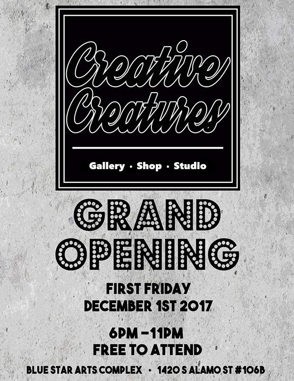 Multimedia Event Series Creative Creatures Opening Gallery and Shop at Blue Star (4)