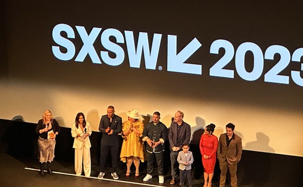 The director and cast of "Flamin' Hot at the films world premier at South by Southwest in Austin on March 11.