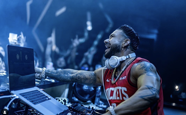 DJ Pauly D plays a show in Houston.