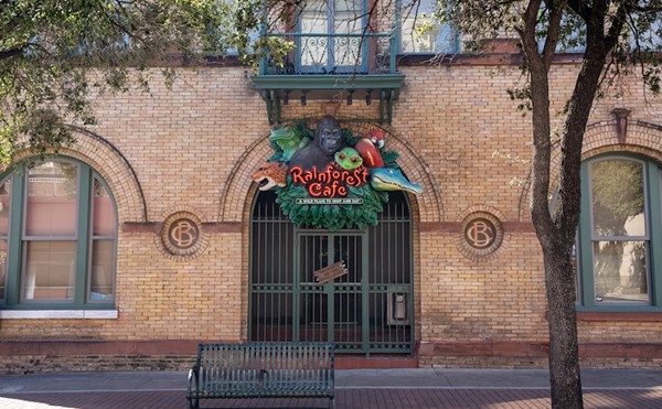 The building that currently houses San Antonio's Rainforest Cafe was built in 1965, and was previously owned by a wealthy Texas land heiress.