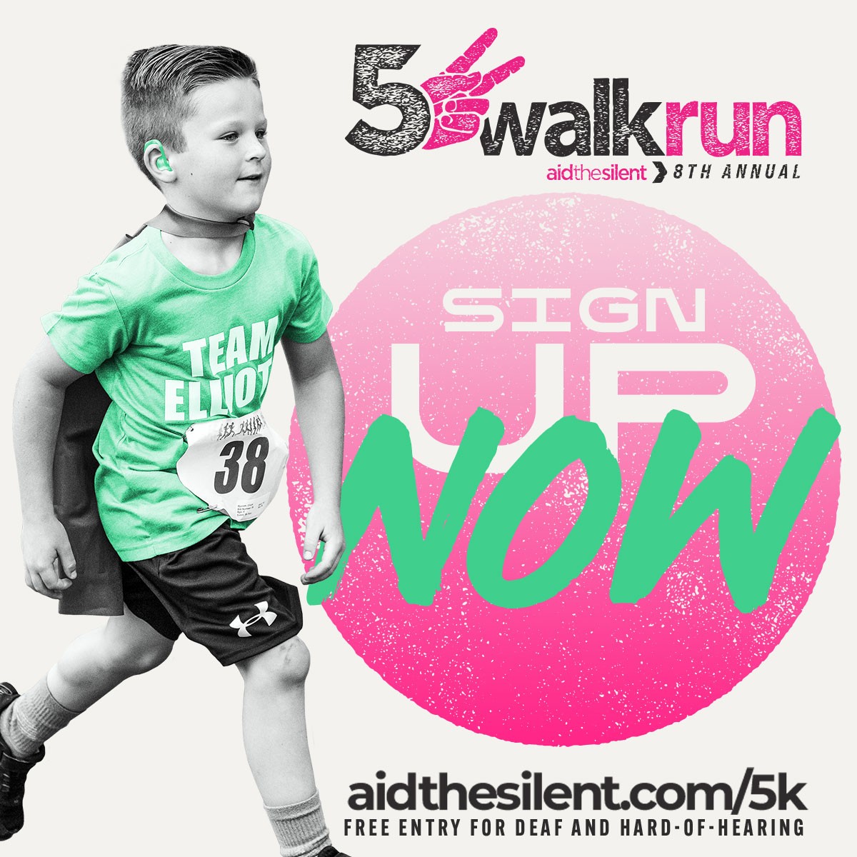 Aid the Silent 5k Register NOW