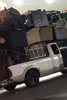 This San Antonio Driver Seriously Packed an Entire House on Their Truck