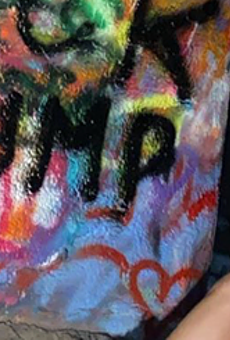 Pop Singer Rihanna Visits Texas' Cadillac Ranch, Spraypaints 'F—k Trump’ on One of the Cars