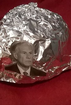 Apparently, the sale has discontinued for these premium Texas Governor Greg Abbott tinfoil hats. We're guessing they sold out.