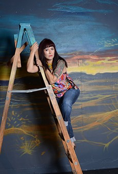 Marisela Barrera, who's working on her MFA at Our Lady of the Lake, brings a show based on her border region upbringing.