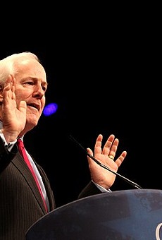 Cornyn speaks during a past appearance at the conservative CPAC conference.