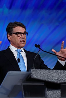 Rick Perry got a little crossed up on his phrasing on Fox News.