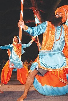 Dancers from Punjab, India, perform during 2012's celebration.