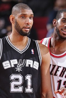 Tim Duncan now holds the record for wins with a single team.