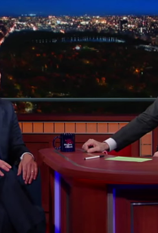 Housing and Urban Development Secretary Julian Castro appeared on The Late Show with Stephen Colbert Monday night.