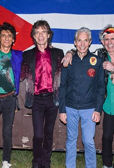 The Stones played a free show in the Cuban capital on Friday.