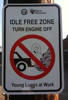 You might see signs like this in San Antonio if City Council approves an anti-idling ordinance.