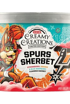 H-E-B and the San Antonio Spurs release tri-color sherbet in honor of new Fiesta jerseys