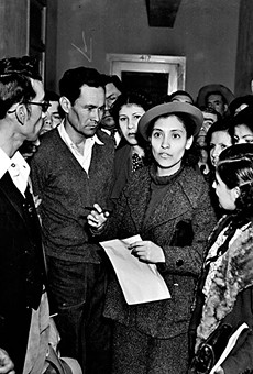 Labor organizer Emma Tenayuca (center) was one of the many San Antonians involved in the Mexican American civil rights struggle.