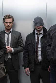 Three of Marvel's Defenders will be in attendance at Celebrity Fan Fest: Krysten Ritter (left), Charlie Cox (second from right) and Mike Colter (right).