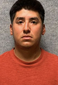 Andrew Alexander Pantaleon, 24, has been charged with aggravated assault with a deadly weapon, according to news reports.