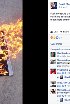 Some Guy Burned a Tim Duncan Jersey  and San Antonians Are Pissed About It