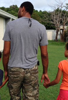 Tim Duncan recently took his two children to visit his hometown, St. Croix.