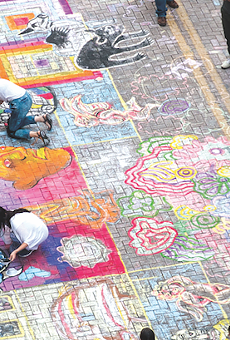 Artpace Celebrates 14th Annual Chalk it Up Festival