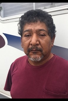 Miguel Briseno, shortly after his Wednesday arrest