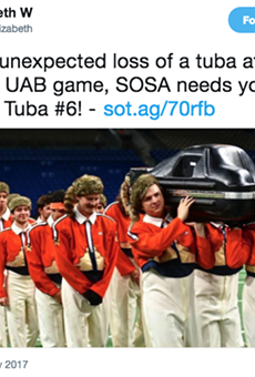 There Was An Open Casket Memorial for a Tuba That Got Demolished at a UTSA Game