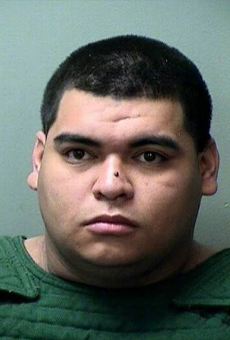 Derrick Pete Silva, 21, was arrested on a capital murder warrant in the death of his girlfriend's 19-month-old baby.