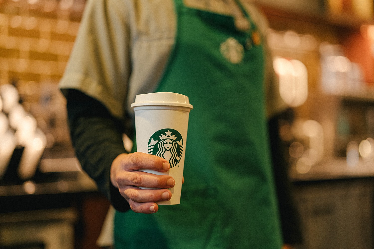 Starbucks “underwear goes inside the pants” policy.