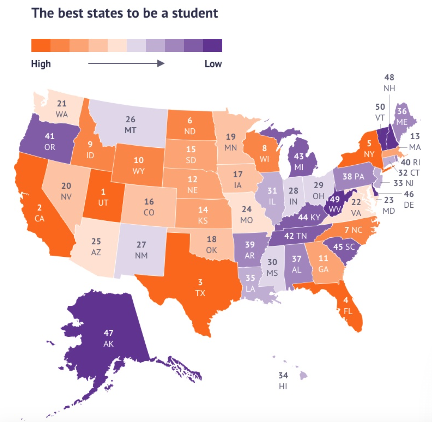 Best State in us. Best States to Live in USA. To State. Good State. Lower regions