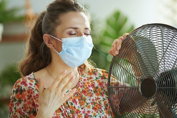 The CDC says fan that shit. - SHUTTERSTOCK