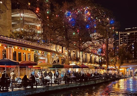 The San Antonio River Walk is one of Yelp’s top ten places in Texas for holiday lights. - YELP / PATRICK S.
