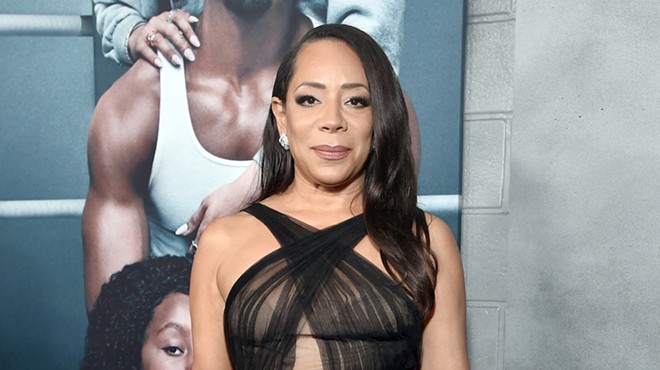 Selenis Leyva appears during the premiere of Creed III.