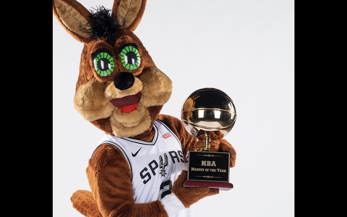 NBA San Antonio Spurs the Coyote team mascot 3D printed shirt