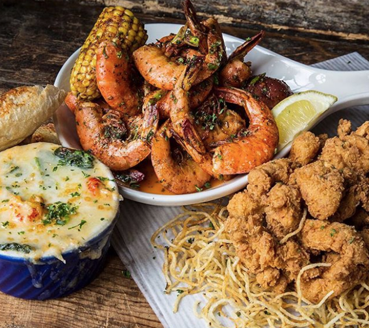 Pappadeaux Seafood Kitchen
Multiple locations, 
Founded by members of the Pappas family, this chain – which has two locations in the San Antonio area – offers quality and super tasty seafood dishes. The Pappas family restaurants, headquartered in Houston, are part of one of the largest family-owned and -operated restaurant companies in the U.S.
Photo via Instagram / pappadeaux