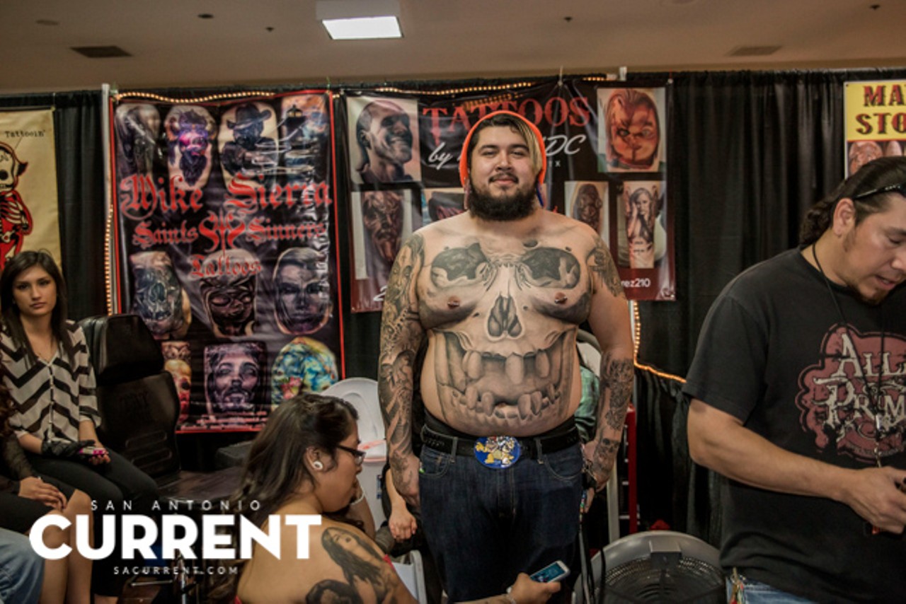 Rev Andy Howl at The Texas Tattoo Convention March 46  Church of Satan