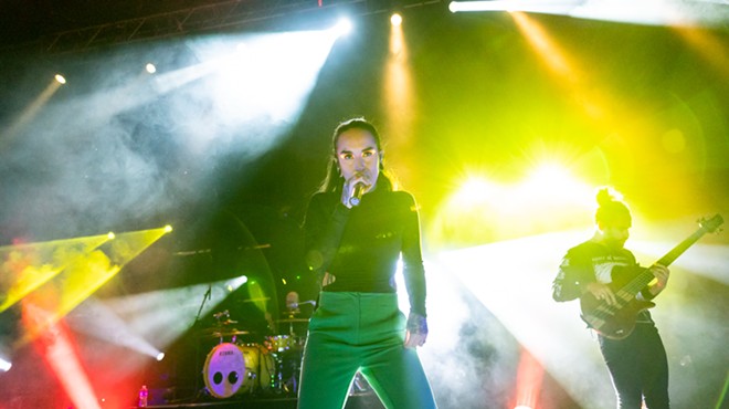 Jinjer, fronted by singer Tatiana Shmailyuk, performed a show last year at the Aztec Theatre.