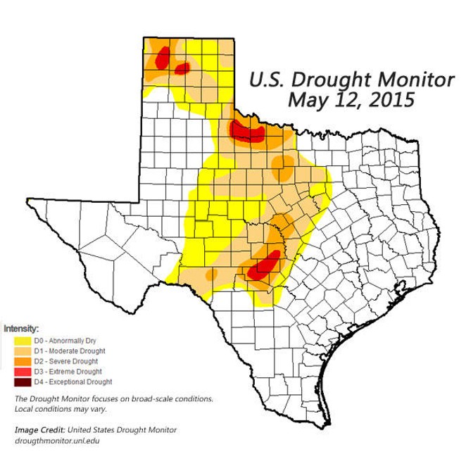 U.S. Drought Monitor: Texas Will Have To Wait For Its Own 'Mad Max' Reality