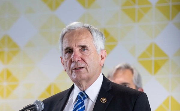 U.S. Rep. Lloyd Doggett D-Texas, at a press conference at Foundation Communities in Austin on Sept. 2, 2021.