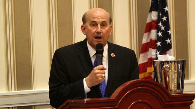 U.S. Rep. Louie Gohmert of Texas' tooth fell out on camera during a news conference